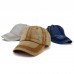 Seamed Washed Cotton Vintage Baseball Ball Cap Hat Dad Adjustable Dyed Low Denim  eb-24829546